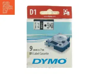 DYMO D1 Label Cassette fra Dymo (str. 9 mm x 7 m)