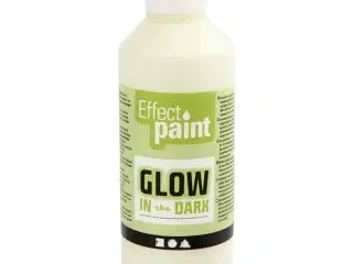 Selvlysende Maling, fluorescerende gul, 250ml/ 1 fl.