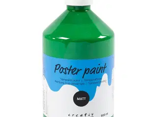Temperamaling Mat Mørk Grøn 500ml - Kreativ Kvalitet