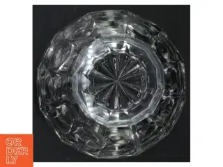 Gl. Glasskål, måske Krystal (str. H. 9 cm. ø. 14 cm)