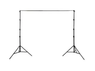 Backdrop stativer, Tripod Stand x 2 stk. plus tvær