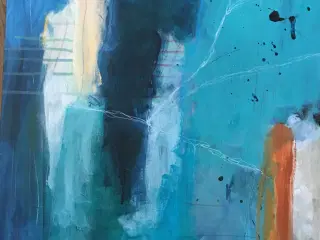 Abstrakt akrylmaleri