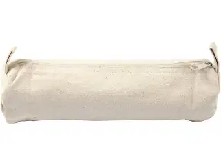 Rundt Penalhus i Lys Natur - 20 cm, 100% Bomuld