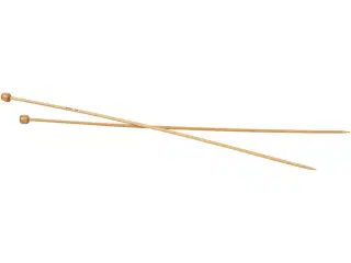 Bambus Strikkepinde 35 cm, 3,5 mm - 1 par