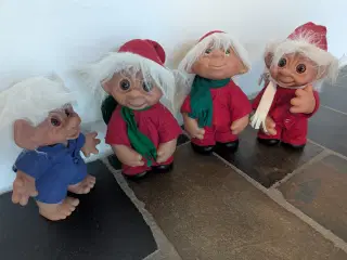 4 stk. Gjøl trolde (Thomas Dam) 24 cm