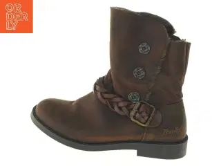 Brune støvler med flettet rem fra Blowfish (str.34 Længde 24 cm)