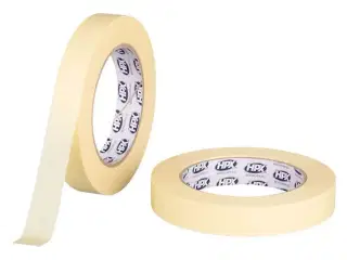 HPX afdækningstape creme op til 100 grader, 19mm x 50m