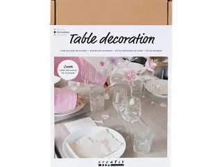 DIY Kit Bordpynt, pastelfarver, 1 pk.