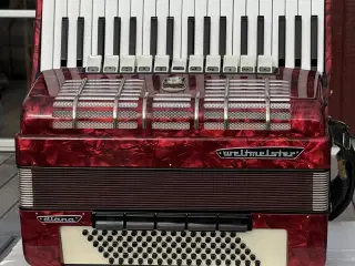 Flot og velspillende Weltmeister harmonika sælges