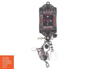 Dekorativ vedhæng med perler (str. 8 cm)