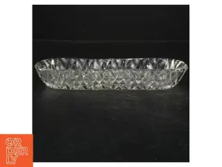 Krystal skibsskål (str. 23 cm)