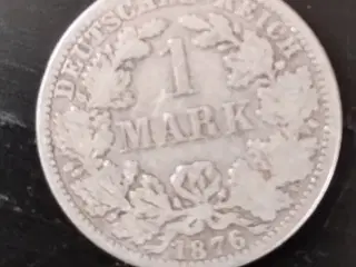 1 Mark Tyskland Reich 1876