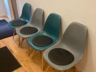 4 stole med siddepude