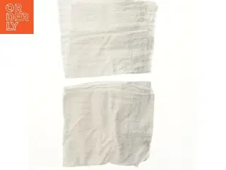Køkkengardiner hvid 65x140 cm (str. 65x140 cm)