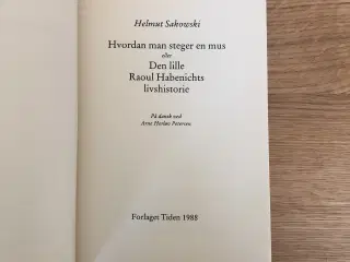 Helmut Sakowski: Hvordan man steger en mus