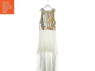 Festkjole med pailletter og chiffon fra Zack (str. 152)