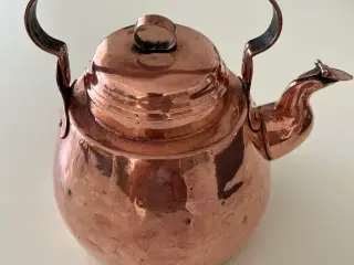 Antik Kobber vandkedel, Kobber, 125 år gl.