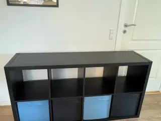 Sort Ikea reol (Kallax)