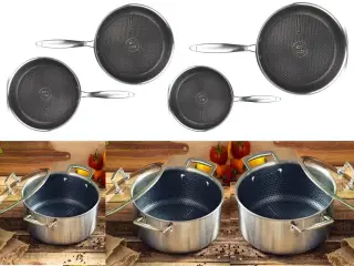 Kæmpe hybrid gryde/pandesæt.