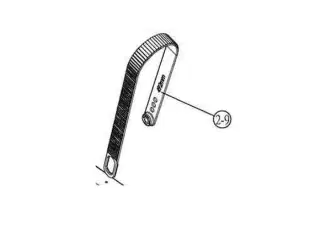 BuzzRack Wheel strap 492mm