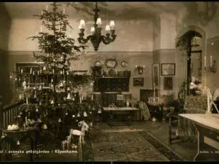 Jul i svenske præstgård i København - Fotokort Albert u/n - Ubrugt