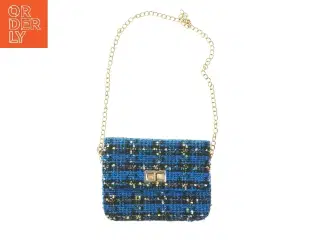 Tweed skuldertaske (str. 15x20x3 cm)