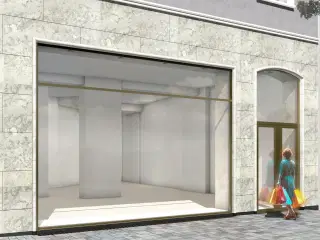 282 kvm. butik og lager på den bedste del af Købmagergade. København K