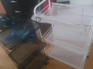 Rulle vogne/borde sælges