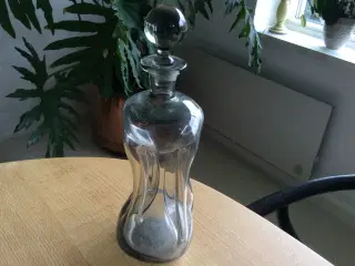 Holmegaard glaskaraffel klukflaske