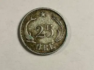 25 Øre 1891 Danmark
