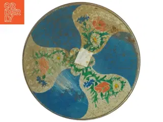 Antik emaljeret kagedåse (str. Diameter, 22 cm h 16 cm)