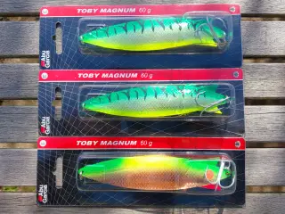 3 stk. Nye Abu Toby Magnum 60g 