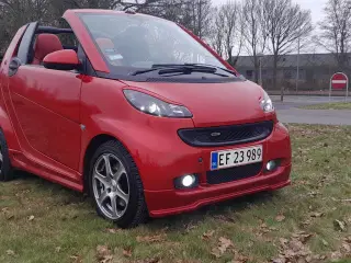 Smart fortwo cabriolet Candyrød 