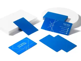 xTool Metal Visitkort - 60 STK - Blå
