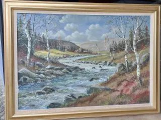 DAGFIN SIDSELRUD -- oliemaleri