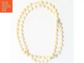Perlehalskæde (str. 70 cm)benperler