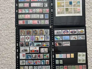 180 stk Postfriske Danske og Udenlandske frimærker