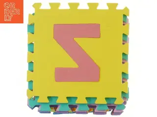 Skum puslespil med tal (str. 32x32 cm)