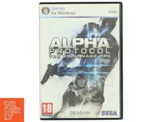 Alpha Protocol PC Spil fra SEGA