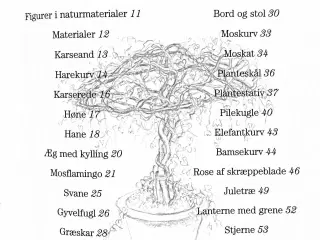 Figurer i naturmaterialer 