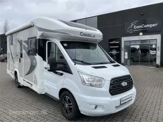 2019 - Chausson Titanium 640    Ford 170 hk. med automatgear.  alufælge, 2 kabinebatteri Solcelle anlæg, TV, El-trin v/bodelsdør.