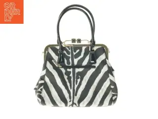 Zebra mønster håndtaske fra Eternel (str. 37 x 27 x 12 cm)
