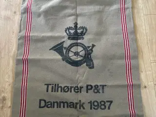 Vintage Postsæk P&T Danmark 1987