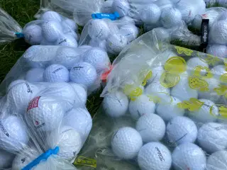 Blandede golfbolde  