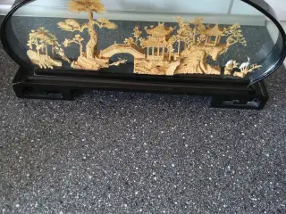 Miniature Landskab fra Kina fra 1900 århundrede 