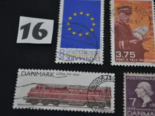 Frimærker Danske. + 2.000 ass