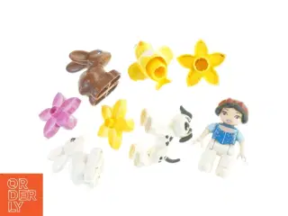 Lego duplo dyr og blomster fra Lego (str. 6,5 x 5 cm)