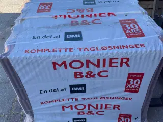 B og C Monier Rød Betontagsten