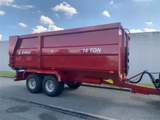 Tinaz 14 tons bagtipvogne Ny model XL og konisk kasse