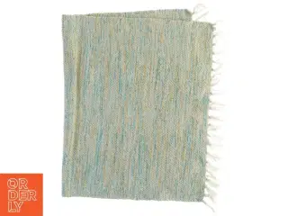 Vævet tæppe med frynser (str. 60 x 95 cm)